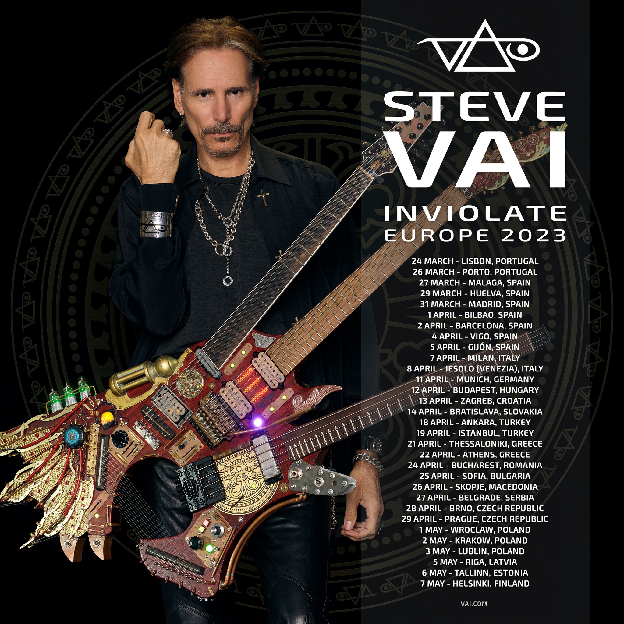 Steve Vai - Inviolate Tour 2023
