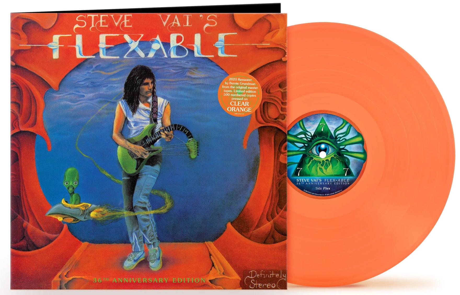 Flex-Able 36th anniversary edition vinile arancione | Steve Vai | stevevai.it